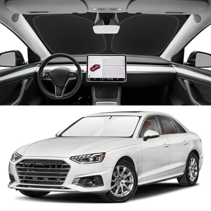 Custom Fit Windshield Sun Shade for Audi A4 2017