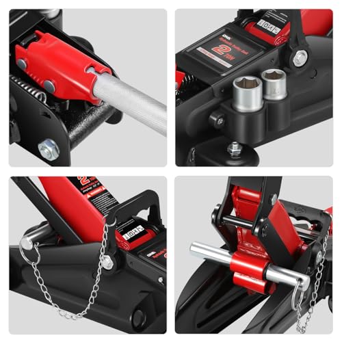 Floor Jack with Socket and Lock
