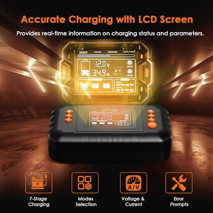 35 Amp Smart Battery Charger
