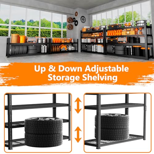 Storage Shelves Heavy Duty 2 PCS (2 Count)