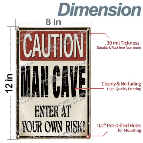 8x12″ Metal Sign
