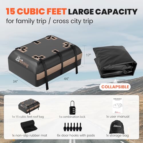 Car Rooftop Cargo Carrier Bag