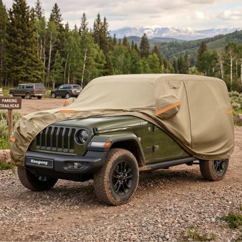 Custom Fit Car Cover for Jeep Wrangler 4 Door 4Dr Unlimited JK JL