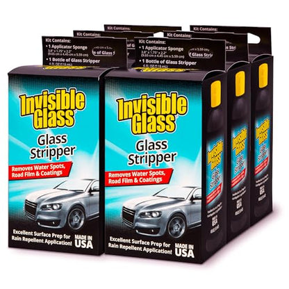 91411 6PK Glass Stripper Water Spot Remover Kit (20.28 Fl Oz)
