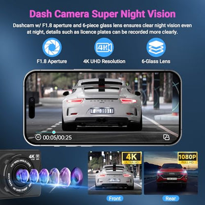 Dash Cam Front and Rear
