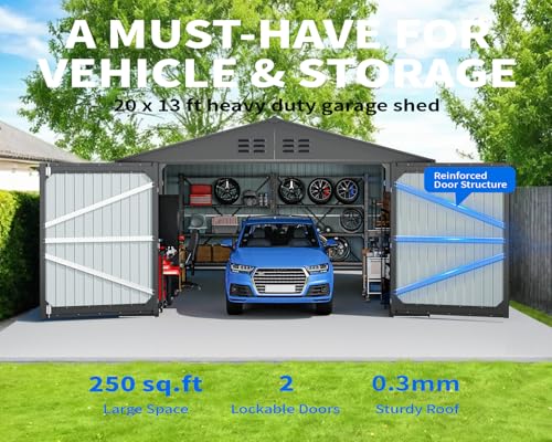 20 x 13 FT Outdoor Storage Shed