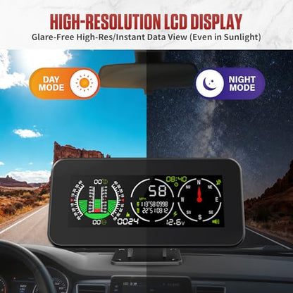 GPS Car Digital Inclinometer for Off Road Vehicles