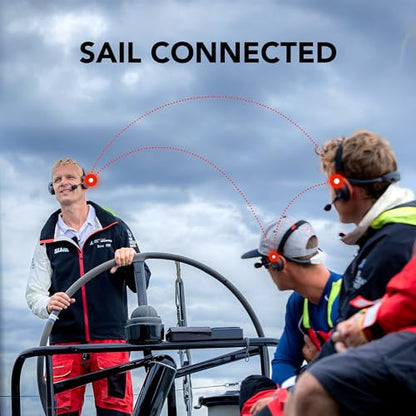 Nautitalk Bosun On Board Crew Communication Headset for Sailing & Yachting (4 Count)