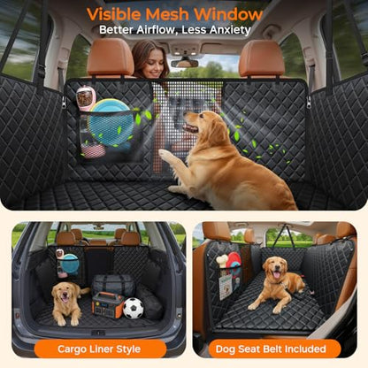 Hard Bottom Dog Car Seat Cover