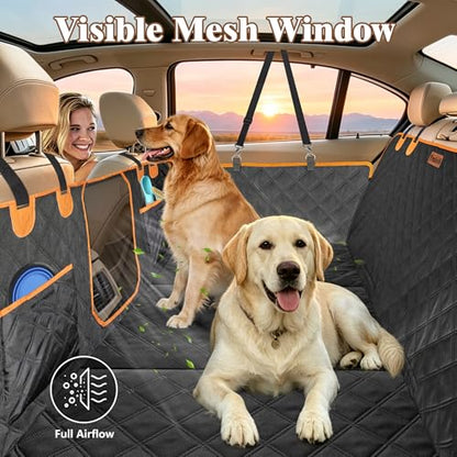 Hard Bottom Car Seat Cover for Dogs
