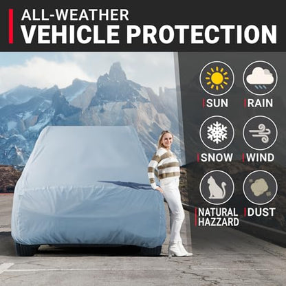 18 Layer SUV Car Cover All Weather Waterproof Automobile