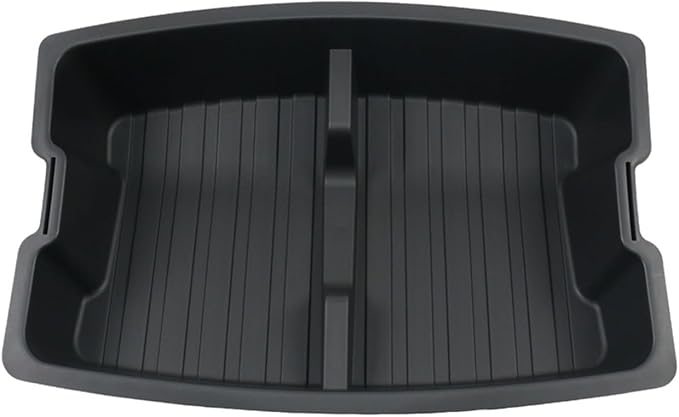 Compatible For Tesla Model 3 2024 Double-Layer Rear Front Trunk Storage Box Frunk Organizer Cargo Protective Tray Car Accessories(Rear Lower Layer)