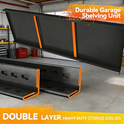 72''H Metal Garage Shelving Heavy Duty Storage Shelves Series (5 Count)