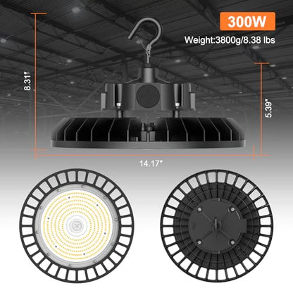 6Pack UFO LED High Bay Light 300W