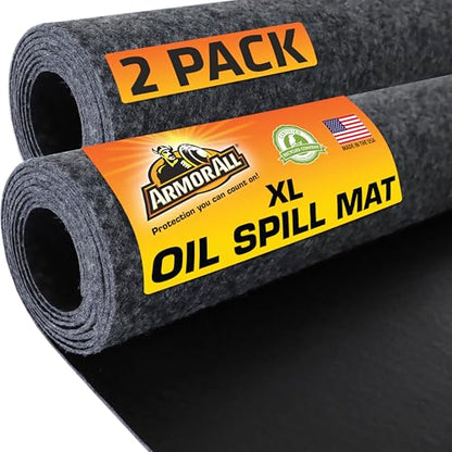 Premium Maintenance Mat Oil Spill Garage Floor Mat (2 Count)