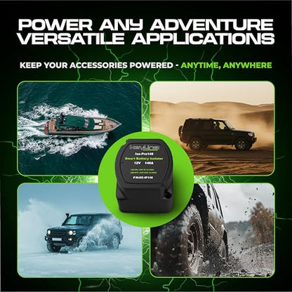 Dual Battery Isolator Kit 12V