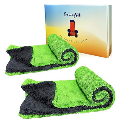 2 Pack 16"x16" Car Detailing Drying Towels (2 Count)