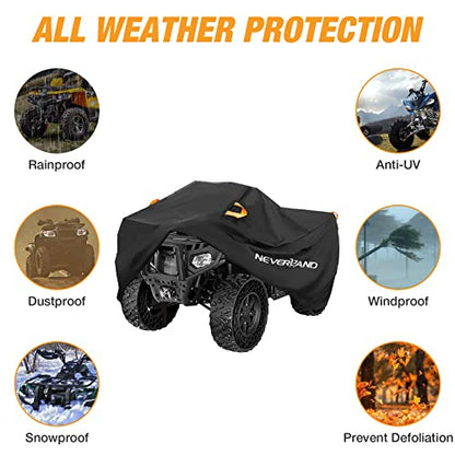 ATV Cover Waterproof Heavy Duty 4 Wheeler Cover for Honda L