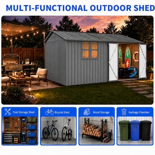 10x12 FT Outdoor Storage Shed