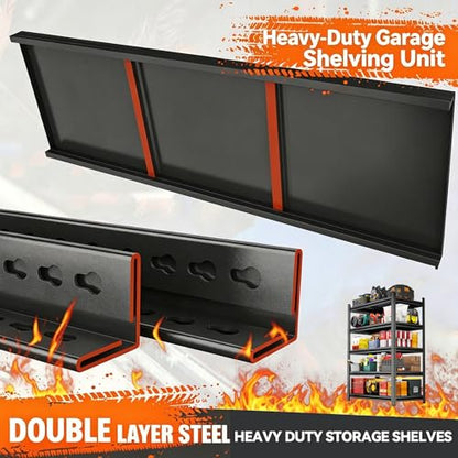54" H Garage Shelving Heavy Duty Rack