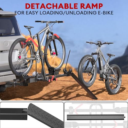 Hitch 2 EBike Rack with Ramp