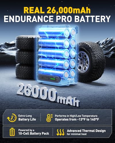 26000mAh Heavy Duty Tire Inflator