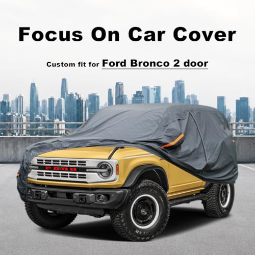 Premium Car Cover Custom Fit Ford Bronco 2 Door