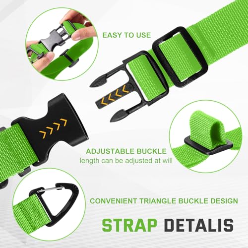 6 Pack Adjustable Extension Cord Holder Straps (6 Count)