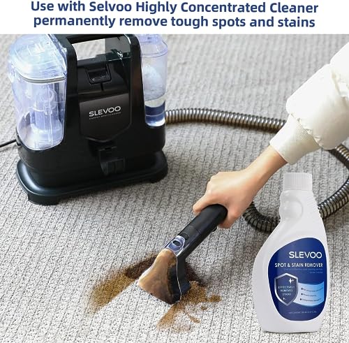 400W 18Kpa Carpet Cleaner Machine with 1 Bottle Cleaning Solutions