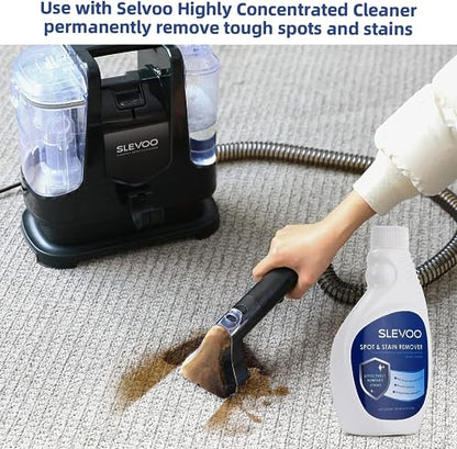 400W 18Kpa Carpet Cleaner Machine with 1 Bottle Cleaning Solutions