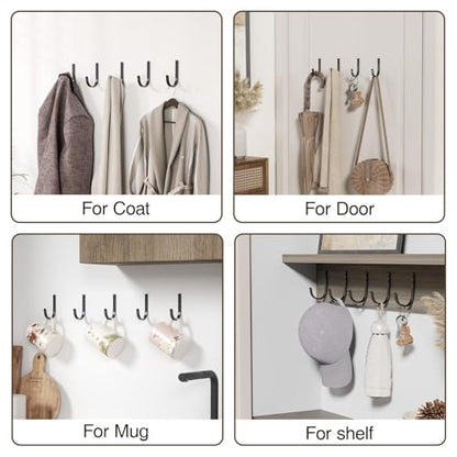 22LB Wall Hooks for Hanging Towel (5 Count)
