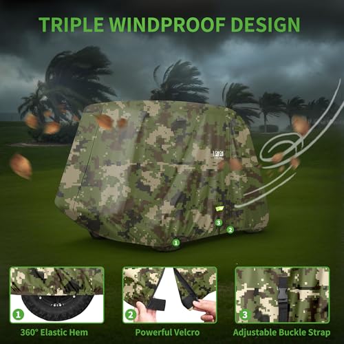 650D Golf Cart Cover for 2