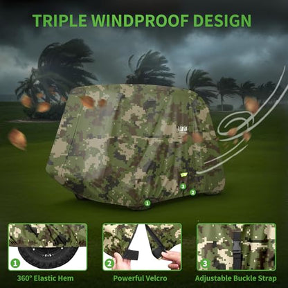 650D Golf Cart Cover for 2