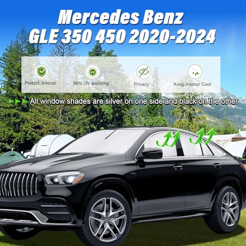 10pcs Thicken Sun Shades for Mercedes Benz GLE 2020 (10 Count)