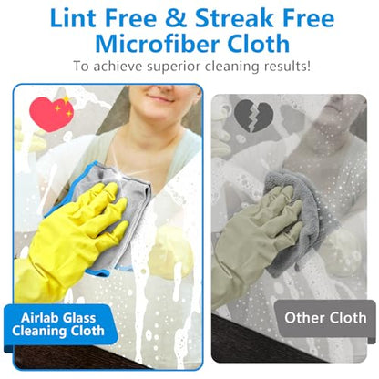 Glass Polishing Streak Free Miracle Cleaning Cloth (6 Count)