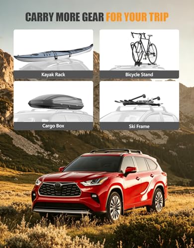 260lbs Roof Rack Cross Bars for Toyota Highlander 2020