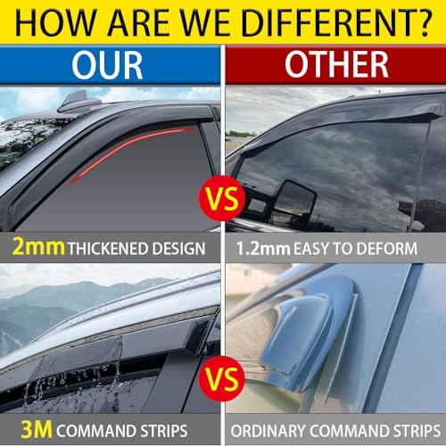 Rain Guards for Jeep Compass 2017