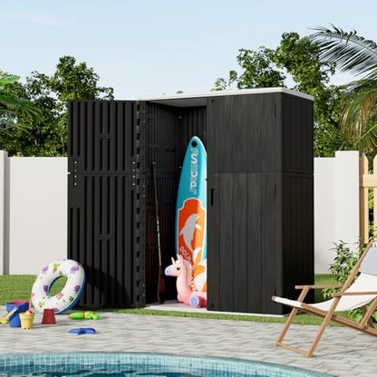 Outdoor Vertical Storage Shed
