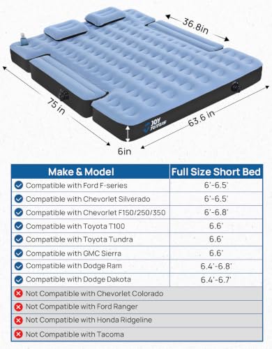 6.4 6.7Ft Truck Bed Air Mattress with Built