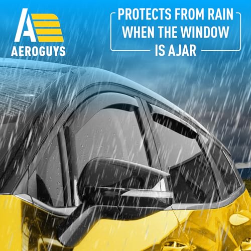 Extra Durable Window Deflectors in (4 Count)