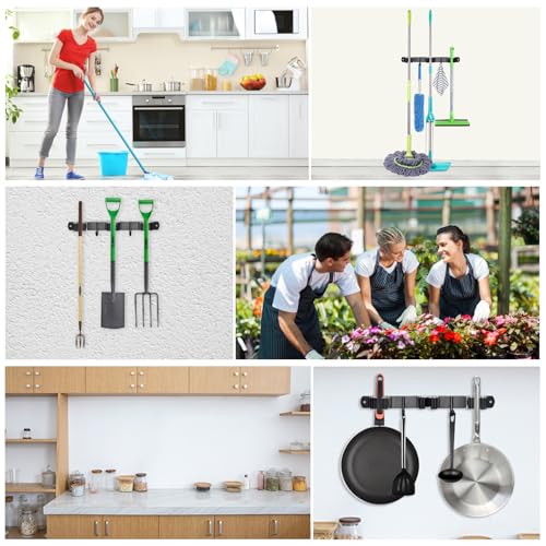 Heavy Duty Stainless Steel Broom Holder
