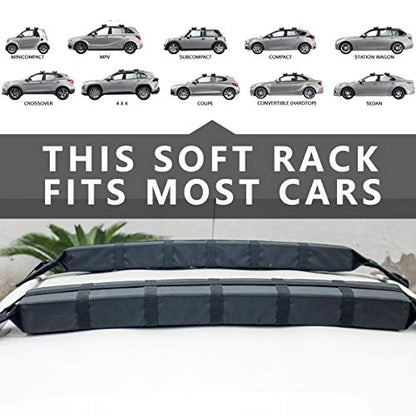 Kayak Roof Rack Soft Roof Rack Pads for Car Kayak Surfboard