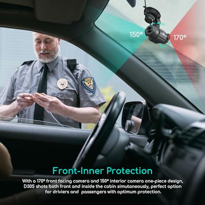 D30S 4K Dash Cam with GPS Wi