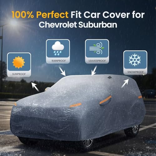 Large SUV Car Cover for Chevy Suburban