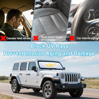 Premium Windshield Sun Shade for 2018