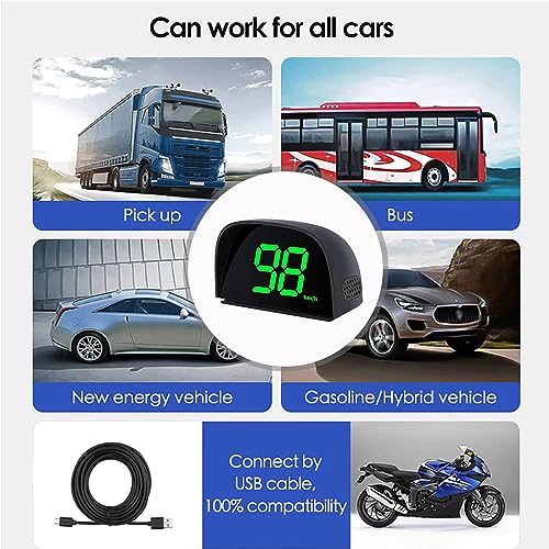 Car Digital GPS Speedometer Car HUD Heads Up Display with Speed