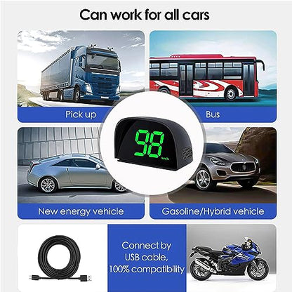 Car Digital GPS Speedometer Car HUD Heads Up Display with Speed