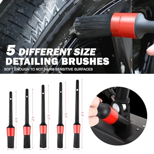 25pcs Car Detailing Brush Set