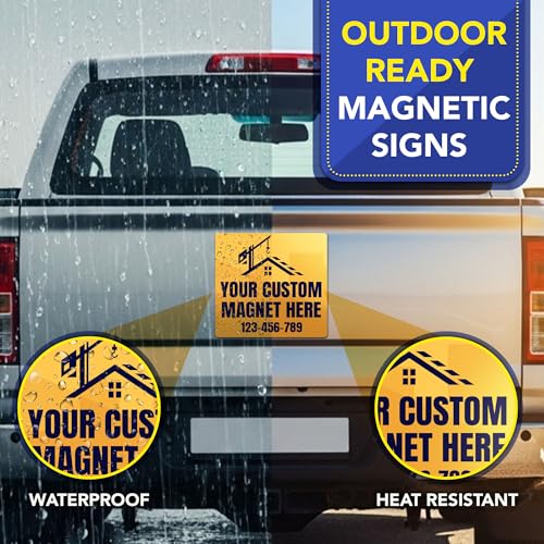 Custom Car Magnet 12" x 12" 30 Mil (2 Count)
