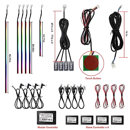 Dreamcolor Acrylic Interior Car Lights